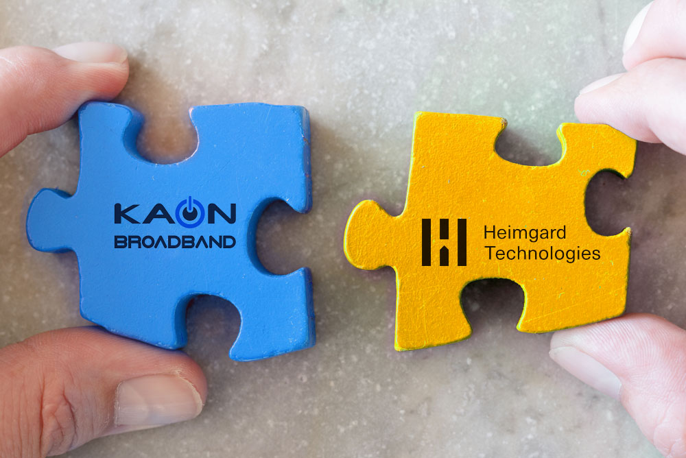 Kaon Broadband and Heimgard Technologies join forces to offer powerful CPE with the most flexible, secure, and open Smart Home platform